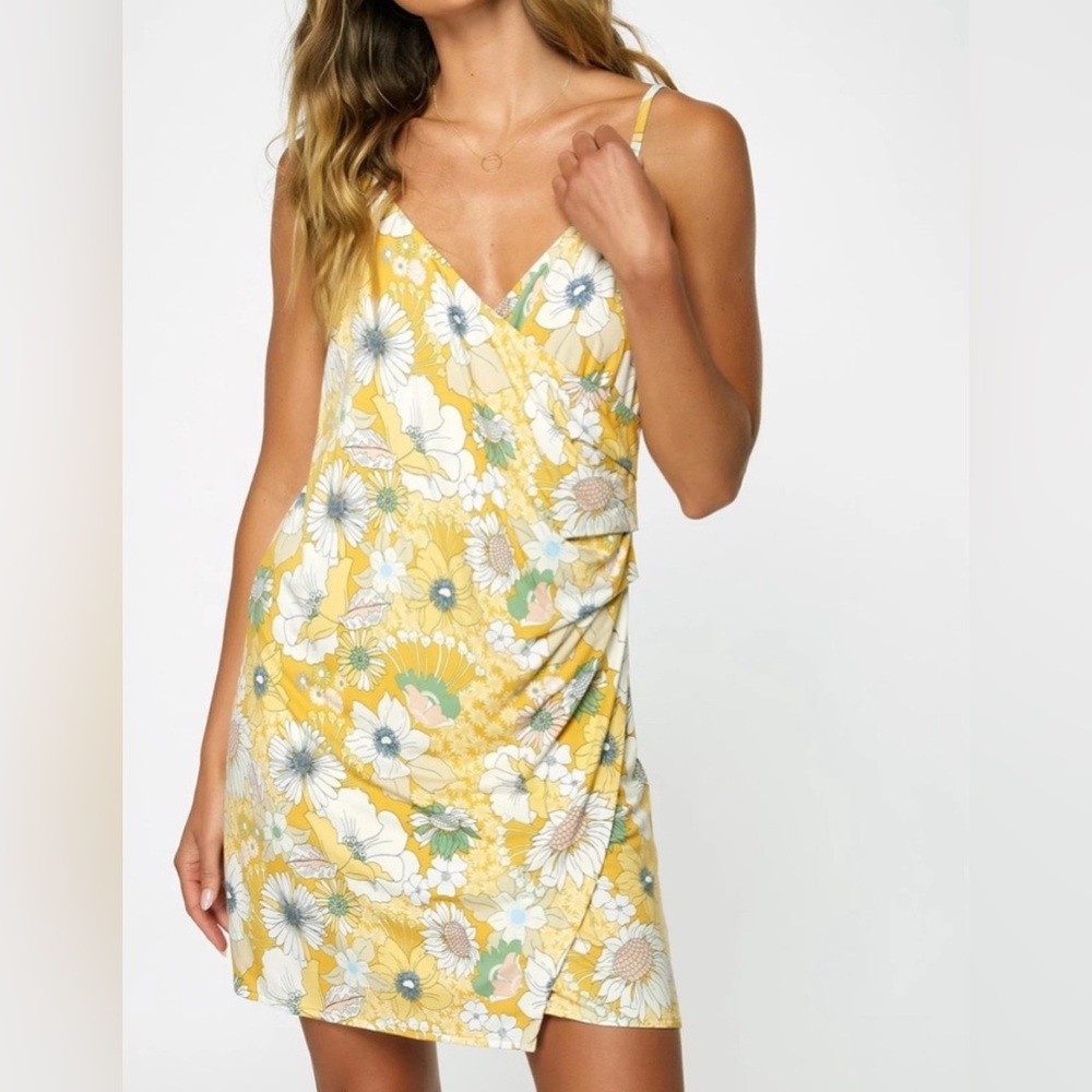 O’Neil yellow floral dress